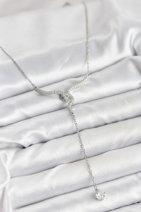 316l çelik Zincir Gümüş Renk Yılan Model Y Kolye 316l çelik Zincir Gümüş Renk Yılan Model Y Kolye