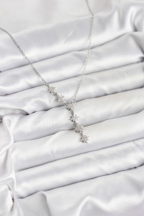 316l çelik Zincir Gümüş Renk Kutup Yıldızı Model Kadın Kolye 316l çelik Zincir Gümüş Renk Kutup Yıldızı Model Kadın Kolye