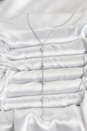 316l çelik Zincir Gümüş Renkli Yıldız Model Kadın Y Kolye 316l çelik Zincir Gümüş Renkli Yıldız Model Kadın Y Kolye