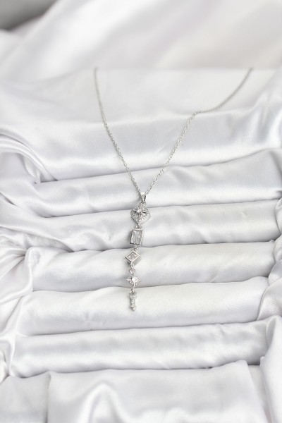 316l çelik Zincir Gümüş Renk Kutup Yıldızı Enerji Model Kadın Y Kolye 316l çelik Zincir Gümüş Renk Kutup Yıldızı Enerji Model Kadın Y Kolye