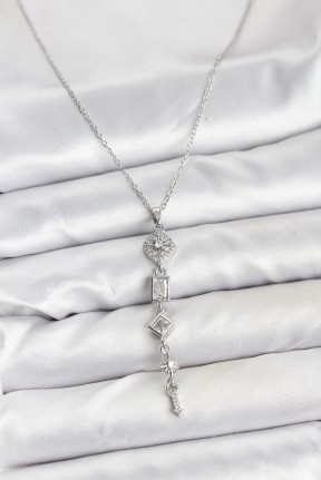 316l çelik Zincir Gümüş Renk Kutup Yıldızı Enerji Model Kadın Y Kolye 316l çelik Zincir Gümüş Renk Kutup Yıldızı Enerji Model Kadın Y Kolye