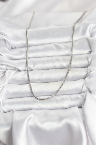 316l çelik Zincir Gümüş Renk 60 Cm Yılan Zincir Kadın Kolye 316l çelik Zincir Gümüş Renk 60 Cm Yılan Zincir Kadın Kolye