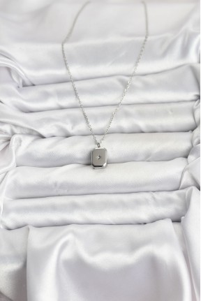 316l çelik Zincir Gümüş Renk Minimal Kutup Yıldızı Model Kadın Kolye 316l çelik Zincir Gümüş Renk Minimal Kutup Yıldızı Model Kadın Kolye