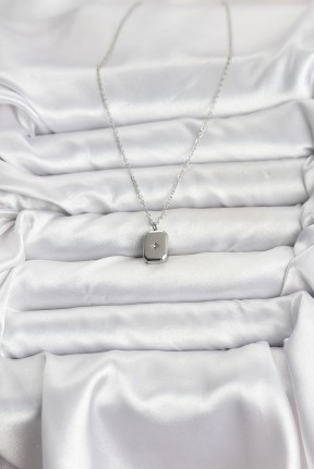 316l çelik Zincir Gümüş Renk Minimal Kutup Yıldızı Model Kadın Kolye 316l çelik Zincir Gümüş Renk Minimal Kutup Yıldızı Model Kadın Kolye