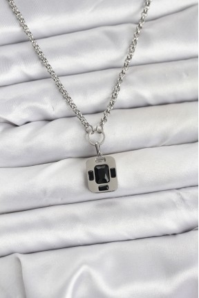 316l çelik Zincir Gümüş Renk Vintage Model Kadın Kolye 316l çelik Zincir Gümüş Renk Vintage Model Kadın Kolye