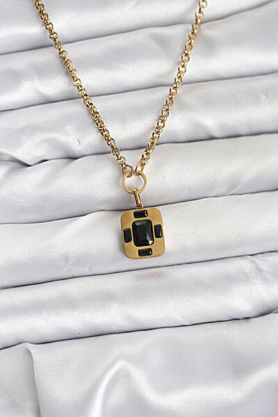 316l çelik Zincir Gold Renk Vintage Model Kadın Kolye 316l çelik Zincir Gold Renk Vintage Model Kadın Kolye