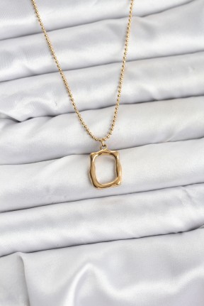 316l çelik Zincir Gold Renk Model Kadın Kolye 316l çelik Zincir Gold Renk Model Kadın Kolye