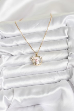 316l çelik Zincir Gold Zirkon Taşlı Yılbaşı Temalı Kadın Kolye 316l çelik Zincir Gold Zirkon Taşlı Yılbaşı Temalı Kadın Kolye