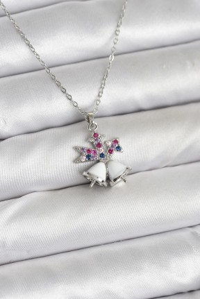 316l çelik Zincir Gümüş Renk Chirtsmas Bell Model Yılbaşı Temalı Kadın Kolye 316l çelik Zincir Gümüş Renk Chirtsmas Bell Model Yılbaşı Temalı Kadın Kolye