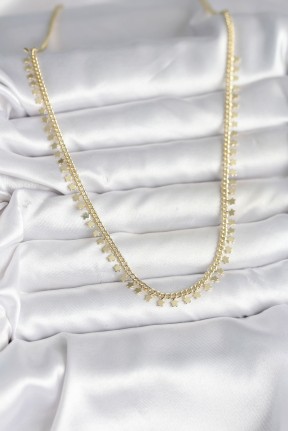 Pirinç Gold Renk Sıralı Yıldız Kadın Kolye Pirinç Gold Renk Sıralı Yıldız Kadın Kolye