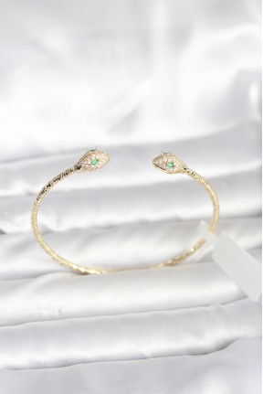 Pirinç Gold Renk Yılan Model Bileklik Pirinç Gold Renk Yılan Model Bileklik