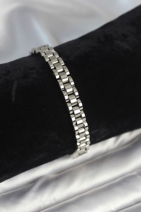 316l çelik Gümüş Renk 7 Mm Kalınlık Erkek Bileklik 316l çelik Gümüş Renk 7 Mm Kalınlık Erkek Bileklik