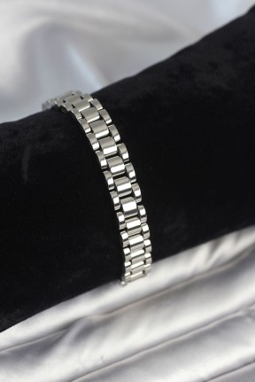 316l çelik Gümüş Renk 9 Mm Kalınlık Erkek Bileklik 316l çelik Gümüş Renk 9 Mm Kalınlık Erkek Bileklik