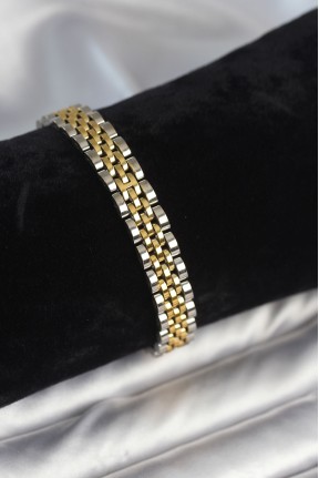 316l çelik 9 Mm Kalınlıkta Gold Ve Gümüş Renkli Erkek Bileklik 316l çelik 9 Mm Kalınlıkta Gold Ve Gümüş Renkli Erkek Bileklik