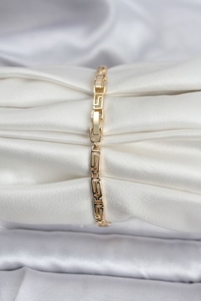 14k Gold Renk Kaplama Zirkon Taşlı Baget Model Cm Kadın Bileklik 14k Gold Renk Kaplama Zirkon Taşlı Baget Model Cm Kadın Bileklik