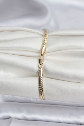 14k Gold Renk Kaplama Lazer Ezme Zincir Model Cm Kadın Bileklik 14k Gold Renk Kaplama Lazer Ezme Zincir Model Cm Kadın Bileklik