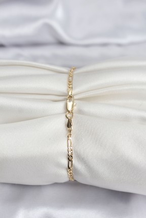 14k Gold Renk Kaplama Minimal Zincir Model Cm Kadın Bileklik 14k Gold Renk Kaplama Minimal Zincir Model Cm Kadın Bileklik