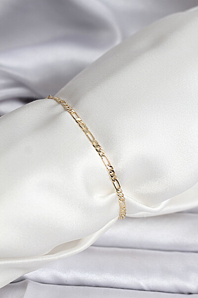 14k Gold Renk Kaplama Minimal Zincir Model Cm Kadın Bileklik 14k Gold Renk Kaplama Minimal Zincir Model Cm Kadın Bileklik