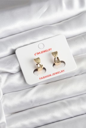 14k Gold Renk Kaplama Cm Kadın Küpe 14k Gold Renk Kaplama Cm Kadın Küpe