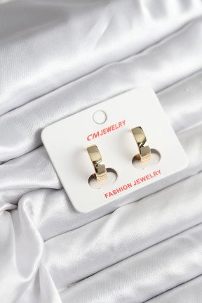 14k Gold Renk Kaplama Cm Kadın Küpe 14k Gold Renk Kaplama Cm Kadın Küpe