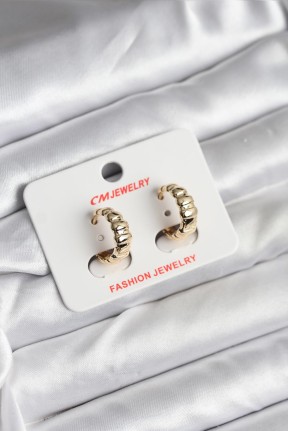 14k Gold Renk Kaplama Cm Kadın Küpe 14k Gold Renk Kaplama Cm Kadın Küpe