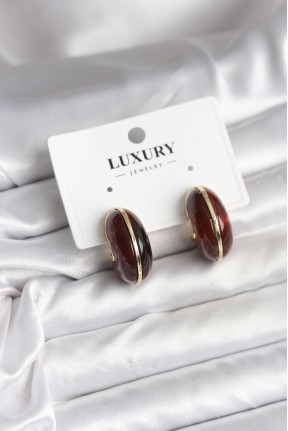 Pirinç Vintage Kadın Küpe Pirinç Vintage Kadın Küpe