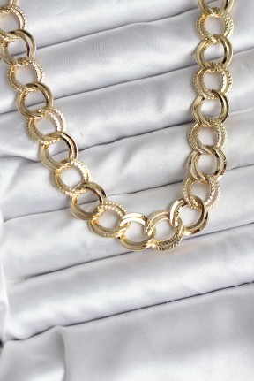 14k Gold Renk Kaplama Samanyolu Model Cm Kadın Kolye 14k Gold Renk Kaplama Samanyolu Model Cm Kadın Kolye