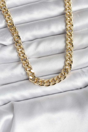 14k Gold Renk Kaplama Kalın Zincir Model Cm Kadın Kolye 14k Gold Renk Kaplama Kalın Zincir Model Cm Kadın Kolye
