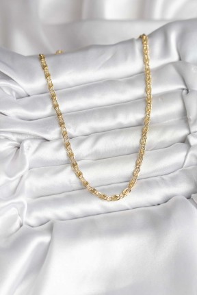 14k Gold Renk Kaplama Zincir Model Cm Kadın Kolye 14k Gold Renk Kaplama Zincir Model Cm Kadın Kolye