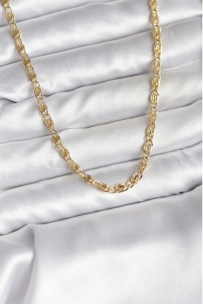 14k Gold Renk Kaplama Zincir Model Cm Kadın Kolye 14k Gold Renk Kaplama Zincir Model Cm Kadın Kolye