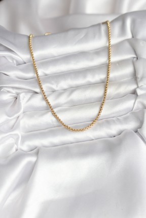 14k Gold Renk Kaplama Zincir Model Cm Kadın Kolye 14k Gold Renk Kaplama Zincir Model Cm Kadın Kolye