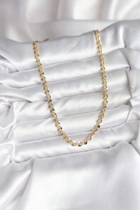 14k Gold Renk Kaplama Zincir Model Cm Kadın Kolye 14k Gold Renk Kaplama Zincir Model Cm Kadın Kolye