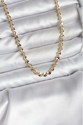 14k Gold Renk Kaplama Zincir Model Cm Kadın Kolye 14k Gold Renk Kaplama Zincir Model Cm Kadın Kolye