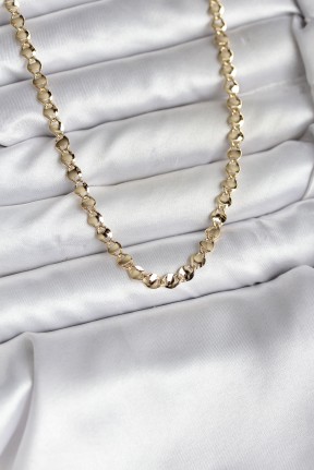 14k Gold Renk Kaplama Zincir Model Cm Kadın Kolye 14k Gold Renk Kaplama Zincir Model Cm Kadın Kolye