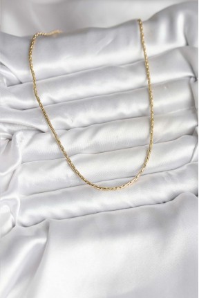 14k Gold Renk Kaplama İnce Zincir Model Cm Kadın Kolye 14k Gold Renk Kaplama İnce Zincir Model Cm Kadın Kolye