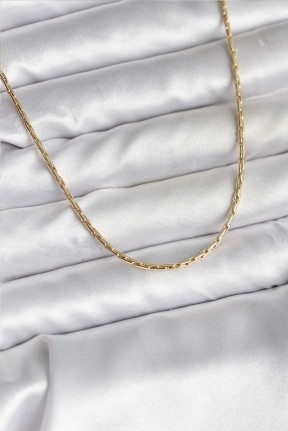 14k Gold Renk Kaplama İnce Zincir Model Cm Kadın Kolye 14k Gold Renk Kaplama İnce Zincir Model Cm Kadın Kolye