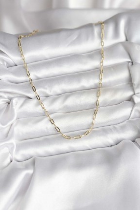 14k Gold Renk Kaplama Ataç Zincir Model Cm Kadın Kolye 14k Gold Renk Kaplama Ataç Zincir Model Cm Kadın Kolye