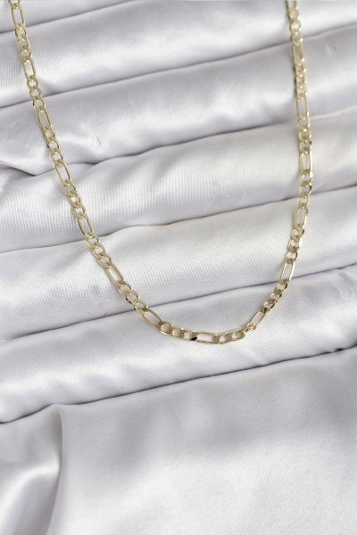 14k Gold Renk Kaplama Kuşgözü Zincir Model Pirinç Cm Kadın Kolye 14k Gold Renk Kaplama Kuşgözü Zincir Model Pirinç Cm Kadın Kolye