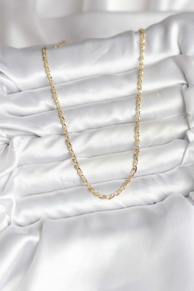 14k Gold Renk Kaplama Ezme Plaka Model Cm Kadın Kolye 14k Gold Renk Kaplama Ezme Plaka Model Cm Kadın Kolye