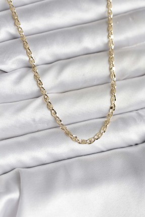 14k Gold Renk Kaplama Ezme Plaka Model Cm Kadın Kolye 14k Gold Renk Kaplama Ezme Plaka Model Cm Kadın Kolye