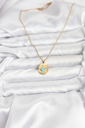 316l çelik Zincir Gold Renk Kelebek Figür Kadın Kolye 316l çelik Zincir Gold Renk Kelebek Figür Kadın Kolye