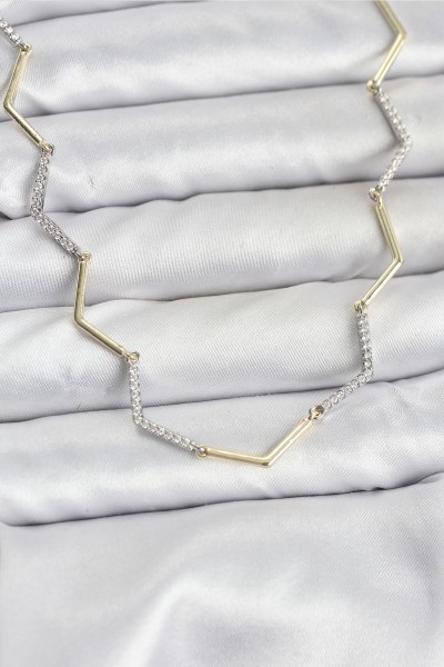 Vip Seri Zikzak Model Kadın Kolye Vip Seri Zikzak Model Kadın Kolye