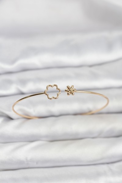 Lotus Model Gold Renk Bileklik