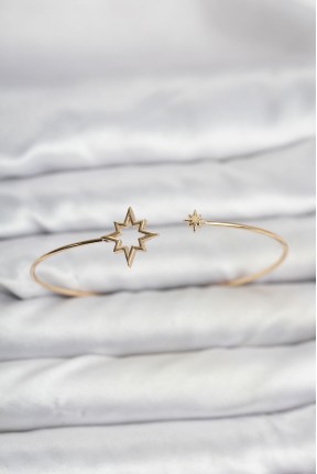 Kutup Yıldızı Model Gold Renk Bileklik