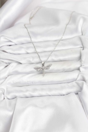 316l çelik Zincir Gümüş Renk Yusufçuk Model Kadın Kolye 316l çelik Zincir Gümüş Renk Yusufçuk Model Kadın Kolye