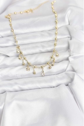 316l çelik Zincir Gold Renk Kolye