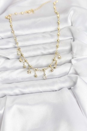 316l çelik Zincir Gold Renk Kolye