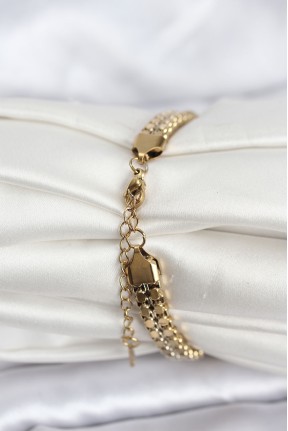 316l çelik Gold Renk Kadın Bileklik