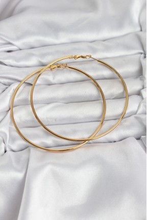 316l çelik Gold Renk 75 Mm Halka Küpe 316l çelik Gold Renk 75 Mm Halka Küpe