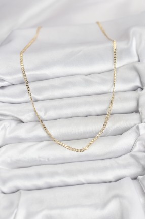 Cm 14k Gold Renk Pirinç Zincir Model Kadın Kolye